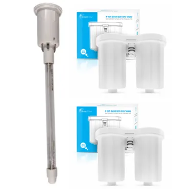 2 מסננים תואמים לבר מים תמי 4 פמילי, פרימו, טאץ' ובאבל בר + מנורת UV תואמת